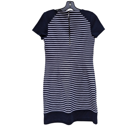 New Laundry by Shelli Segal‎ navy/white Shift Dress Sz 2 - Picture 2 of 7